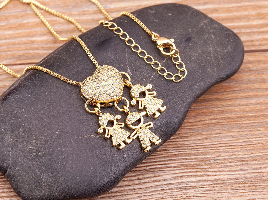 Mother's Love Necklace – 18K Gold Plated